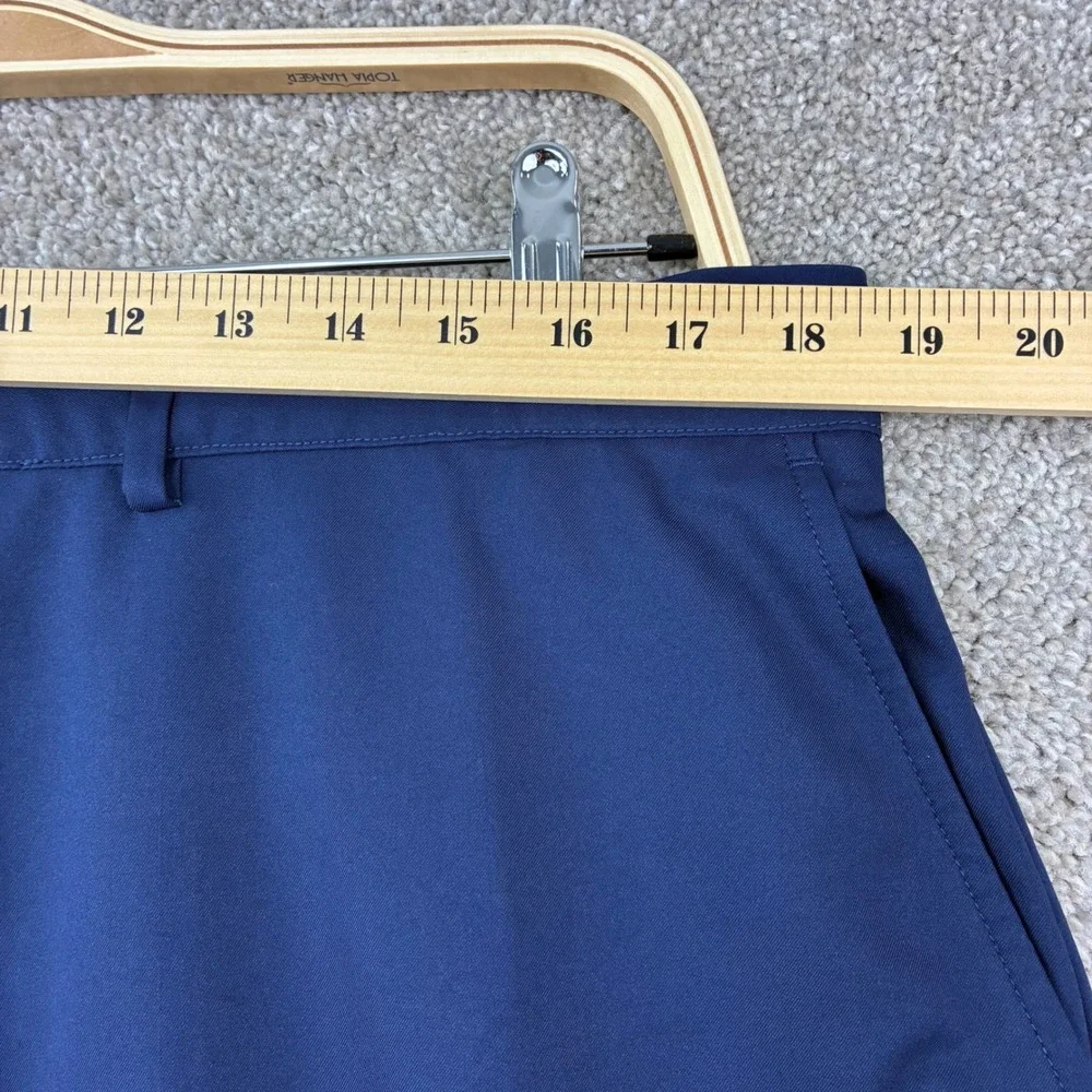 Polo Ralph Lauren Dress Pants  38x32 Navy Blue Solid Classic Business Casual